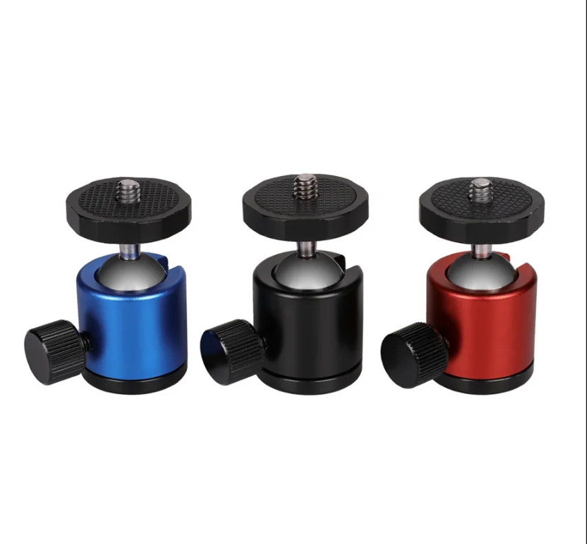 XUEREN Mini Ball Head Tripod Head Mount 1/4 Screw Mount Bracket for Sony Nikon DSLR Camera Tripod Ball head Stand, Black /blue/ red
XUEREN Mini Ball Head Tripod Head Mount 1/4 Screw Mount Bracket for Sony Nikon DSLR Camera Tripod Ball head Stand, Black /blue/ red
