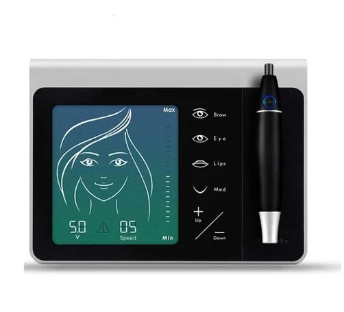 Touch Screen Permanent makeup Machine Tattoo Microblading pen Kit for Eyebrow Lip Eyeline dermografo machine, Gold/silver
Touch Screen Permanent makeup Machine Tattoo Microblading pen Kit for Eyebrow Lip Eyeline dermografo machine, Gold/silver
