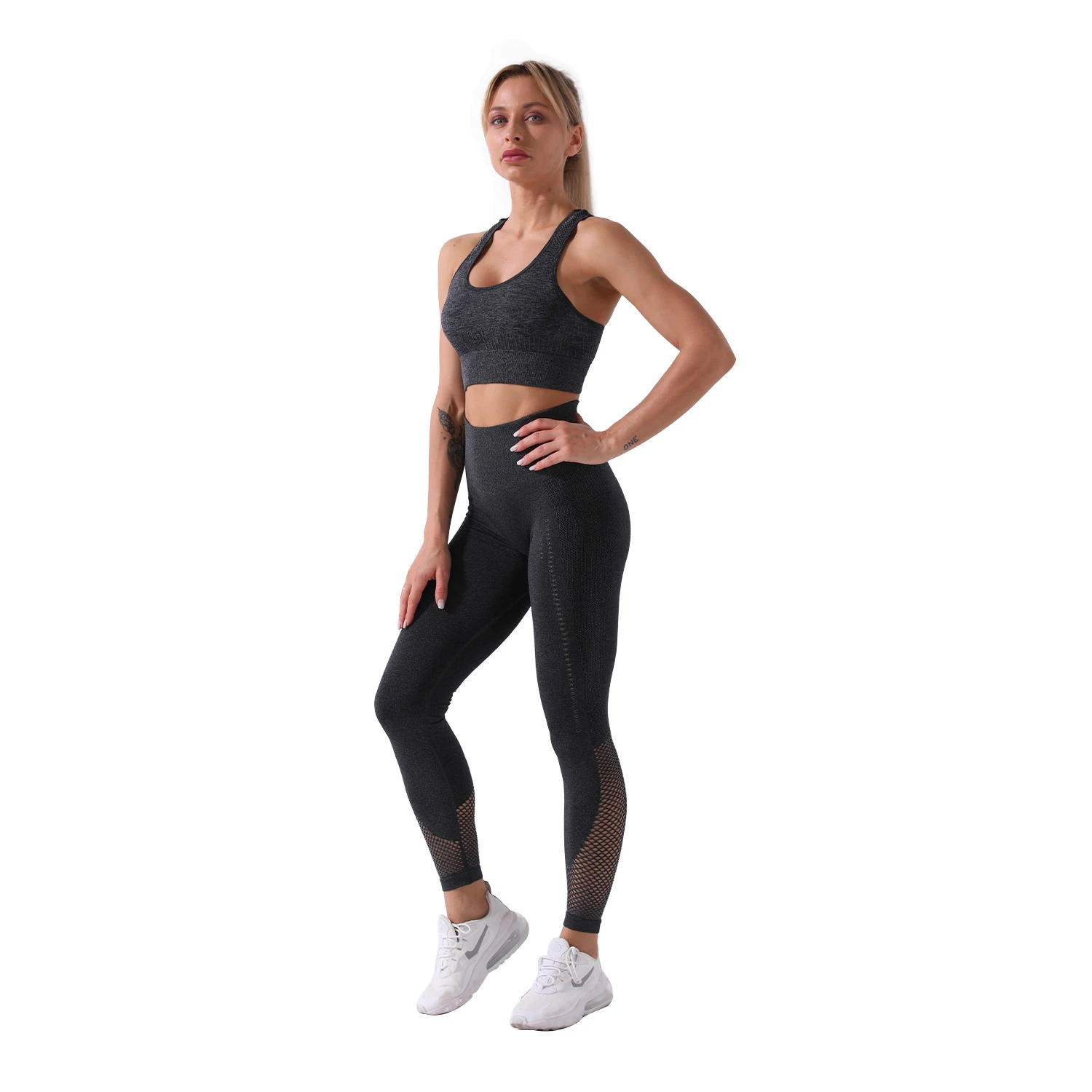 Seamless Women Vital Yoga Set Workout Shirts Sport Pants Bra Gym Clothing Short Crop Top High Waist Running Leggings Sports Set
Seamless Women Vital Yoga Set Workout Shirts Sport Pants Bra Gym Clothing Short Crop Top High Waist Running Leggings Sports Set