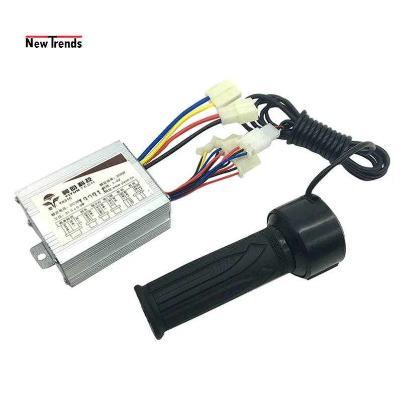 500W 24/36/48V Brushed Controller with Universal Electric Bike/Motorcycle/Scooter Speed Regulation Grips Throttle Handle Grip
500W 24/36/48V Brushed Controller with Universal Electric Bike/Motorcycle/Scooter Speed Regulation Grips Throttle Handle Grip