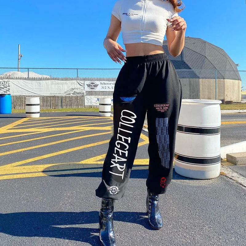 New Arrivals High Waist Elastic Loose Custom Printing Wide Leg Sweatpants Woman, Picture shown
New Arrivals High Waist Elastic Loose Custom Printing Wide Leg Sweatpants Woman, Picture shown