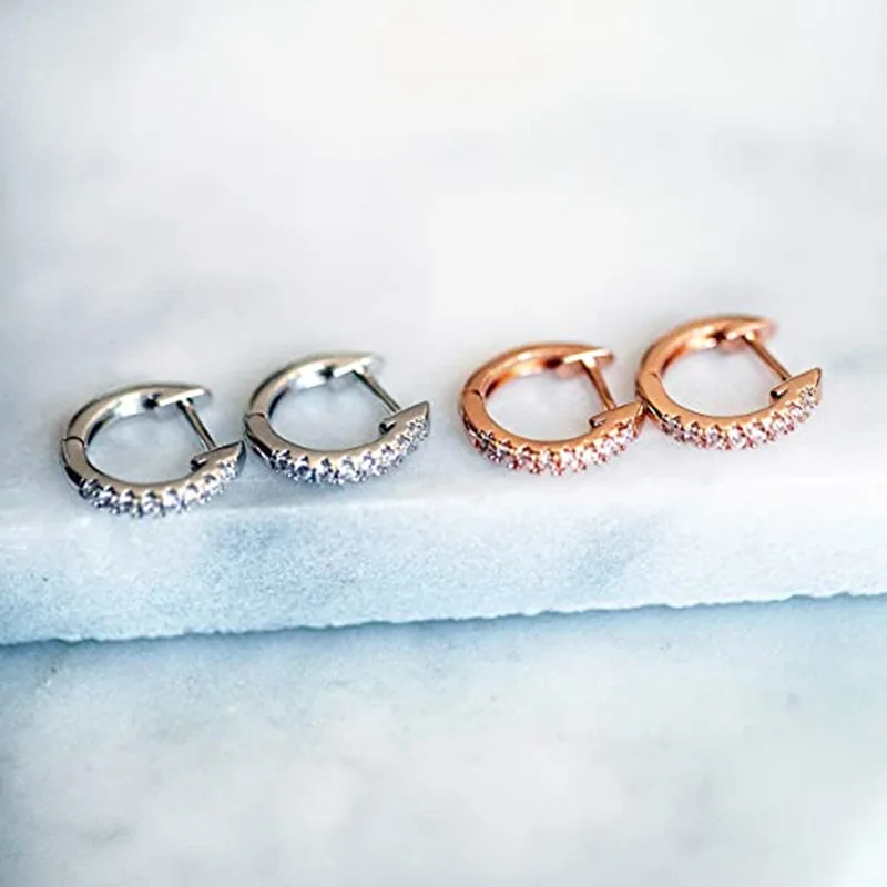 Hot Sales Stainless Steel Earring 925 Silver Gold Plated Cubic Zirconia Cuff Earrings Huggie Stud
Hot Sales Stainless Steel Earring 925 Silver Gold Plated Cubic Zirconia Cuff Earrings Huggie Stud
