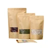 High Quality OPP Doypack Kraft Stand Up With Zipper Coffee Bag