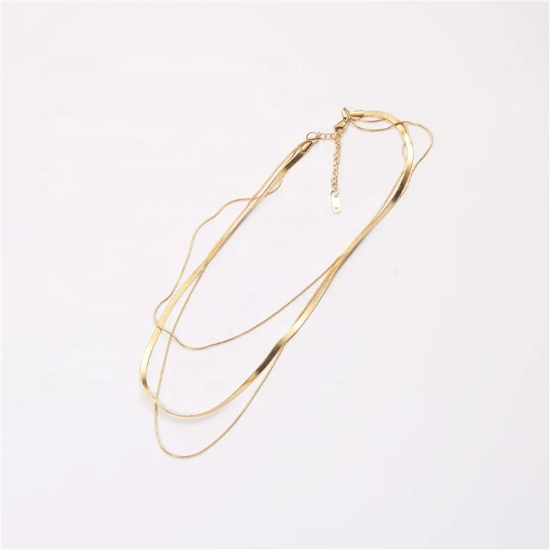 High End Finish Stainless Steel Necklace Charms Layered Chain Necklace Gold Finish Necklace, Gold color
High End Finish Stainless Steel Necklace Charms Layered Chain Necklace Gold Finish Necklace, Gold color