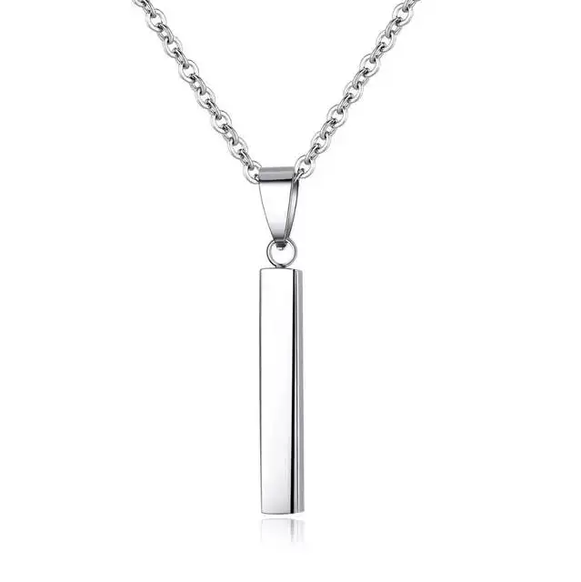 Creative Glossy Wishing Pillars Can Be Customized Lettering Couple Stainless Steel Pendants
Creative Glossy Wishing Pillars Can Be Customized Lettering Couple Stainless Steel Pendants