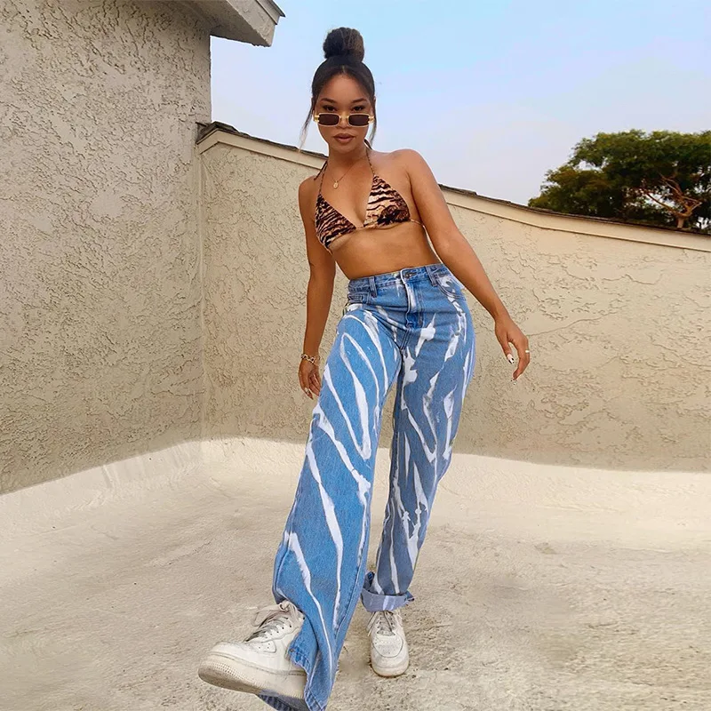 New High Quality Light Blue Casual Loose Wide Legs Straight Ripped Split Jeans Women
New High Quality Light Blue Casual Loose Wide Legs Straight Ripped Split Jeans Women