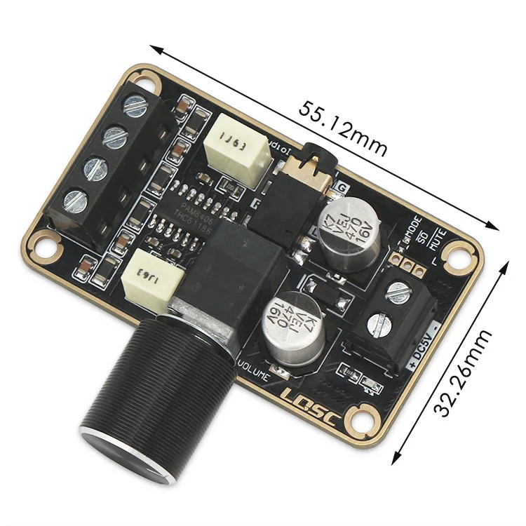 Class D Audio Power Amplifier 2X5W Dual Channel Audio Stereo DIY Digital Amplifier Module
Class D Audio Power Amplifier 2X5W Dual Channel Audio Stereo DIY Digital Amplifier Module