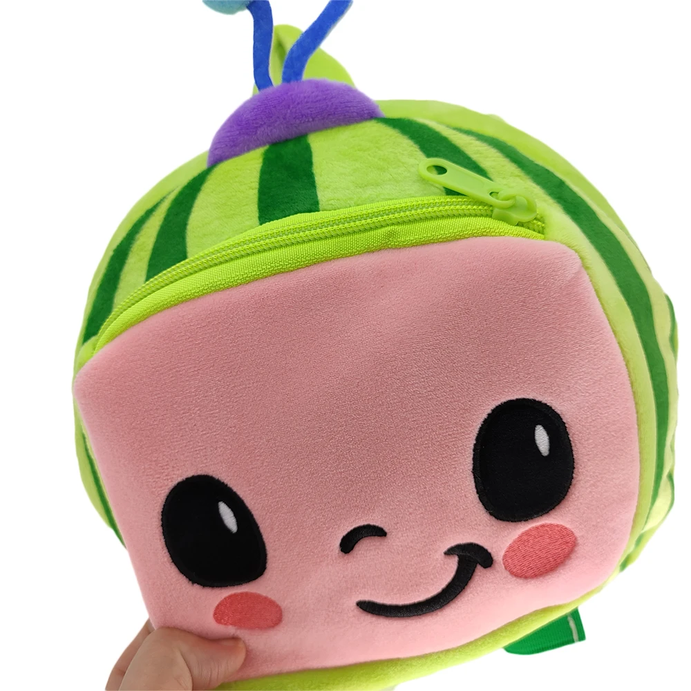 Very Hot Custom Green Watermelon Plush Cocomelon Backpack Bag Toy Cocomelon JJ Kid Backpack
Very Hot Custom Green Watermelon Plush Cocomelon Backpack Bag Toy Cocomelon JJ Kid Backpack