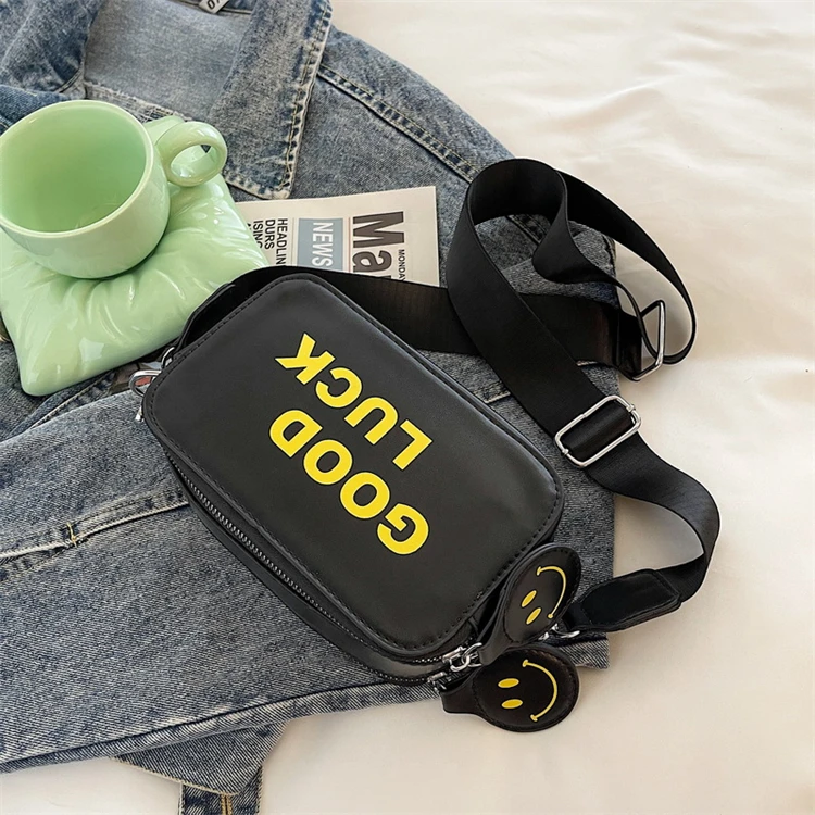 TS9519 2021 new fashion women handbags good luck candy color waist bag PU leather zipper sling crossbody shoulder bag
TS9519 2021 new fashion women handbags good luck candy color waist bag PU leather zipper sling crossbody shoulder bag