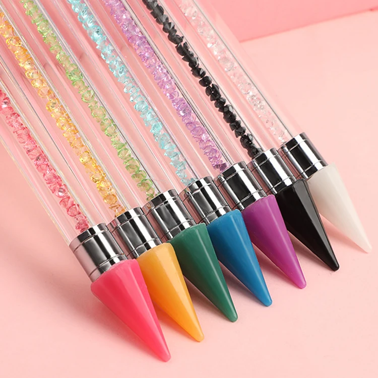 Custom logo Nail art drill crayons with double ends Diamond penholder point drill discharge drill nail brush, Accept customized
Custom logo Nail art drill crayons with double ends Diamond penholder point drill discharge drill nail brush, Accept customized