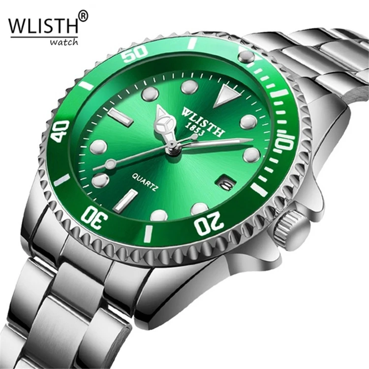 WLISTH S526 Hot Sale Manual Rotating Men Watches Luminous Steel Band Calendar Business Automatic Quartz Watch
WLISTH S526 Hot Sale Manual Rotating Men Watches Luminous Steel Band Calendar Business Automatic Quartz Watch