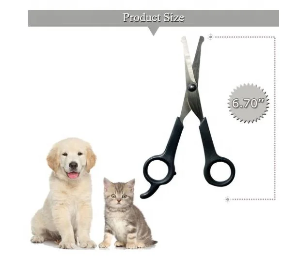 Professional Pet Grooming Scissor with Round Tip Stainless Steel Dog Eye Cutter for Dogs and Cats, Professional Grooming Tool, Black
Professional Pet Grooming Scissor with Round Tip Stainless Steel Dog Eye Cutter for Dogs and Cats, Professional Grooming Tool, Black