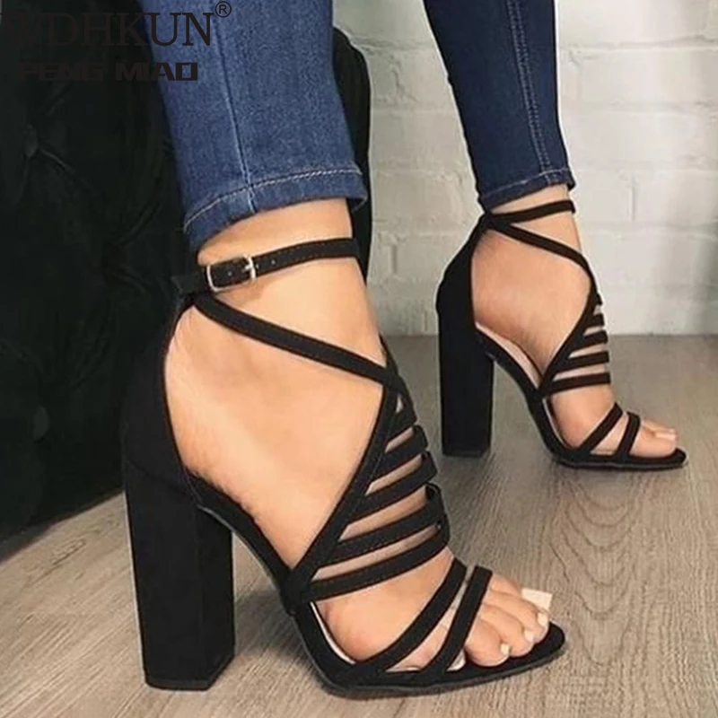 Women Sexy Sandals Lady High Heels Design Women's Cross Strap Bandage Shoes Lady Party Female Ankle Strap Flock 2021 summer
Women Sexy Sandals Lady High Heels Design Women's Cross Strap Bandage Shoes Lady Party Female Ankle Strap Flock 2021 summer