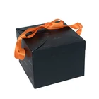 Corrugated paper boutique packaging box custom logo and color printing eco friendly gift packaging box
