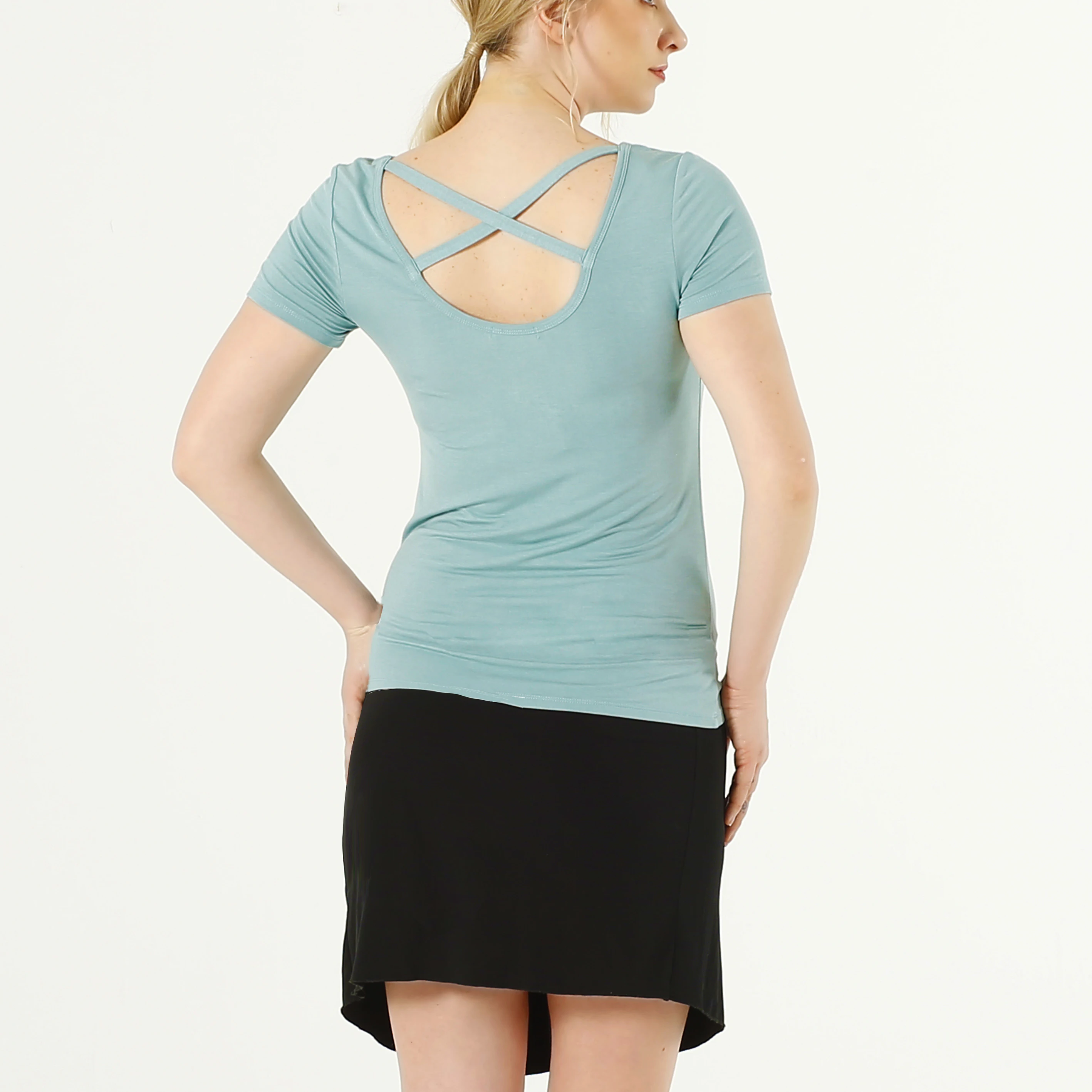 Ladies Fashion Summer Blank Casual Short Sleeve Round Neck Slim Fit Tops T Shirts for Women
Ladies Fashion Summer Blank Casual Short Sleeve Round Neck Slim Fit Tops T Shirts for Women