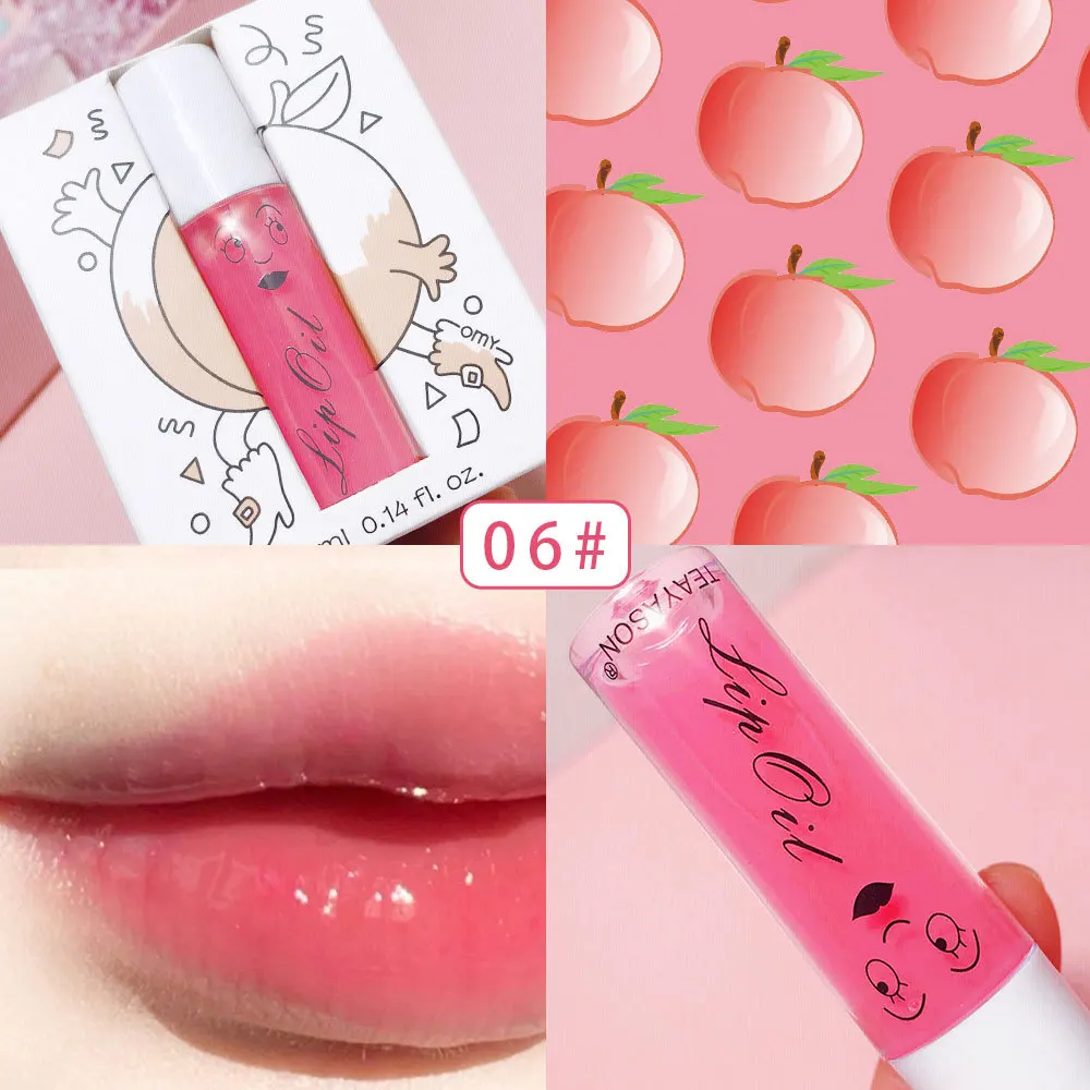 Popular lip gloss oil Fruit flavored Vitamin clear sexy lip gloss glitter lip oil vender customize logo on packing
Popular lip gloss oil Fruit flavored Vitamin clear sexy lip gloss glitter lip oil vender customize logo on packing