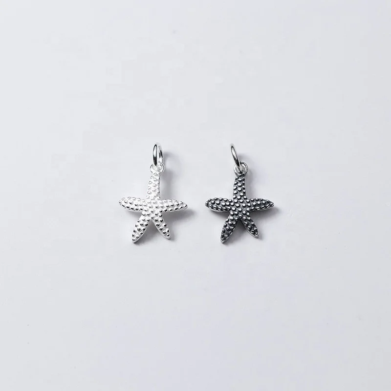 New fashion jewelry 925 sterling silver starfish shape pendant charms for necklace jewelry making
New fashion jewelry 925 sterling silver starfish shape pendant charms for necklace jewelry making