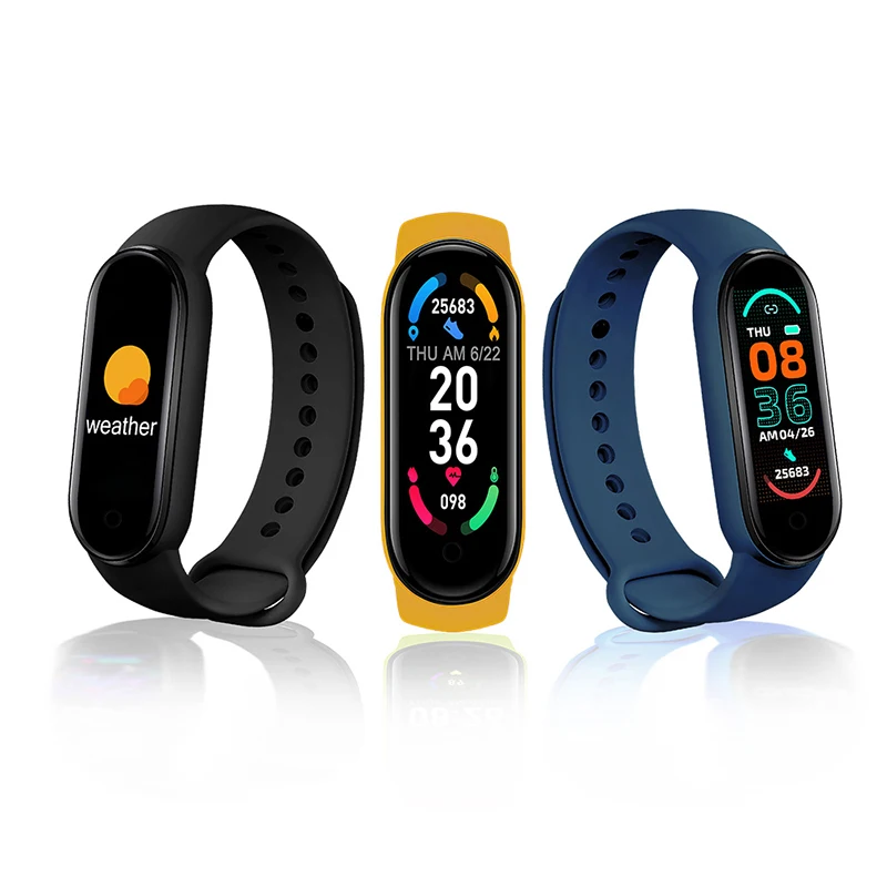 2021 M6 Smart Bracelet Watch Fitness Tracker Smartband Heart Rate Blood Pressure Monitor Smart Band For XIaomi iOS Android Phone, Customized colors
2021 M6 Smart Bracelet Watch Fitness Tracker Smartband Heart Rate Blood Pressure Monitor Smart Band For XIaomi iOS Android Phone, Customized colors