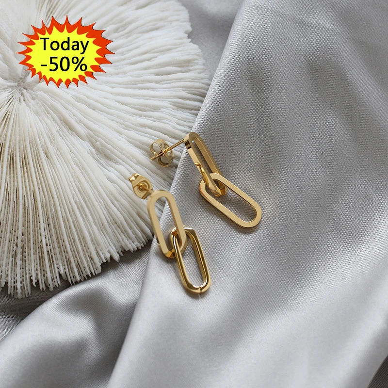 Wholesale high quality 18k Gold Plated Earring Stainless Steel Jewelry Stainless Steel Earrings For Women Costume Jewelry
Wholesale high quality 18k Gold Plated Earring Stainless Steel Jewelry Stainless Steel Earrings For Women Costume Jewelry