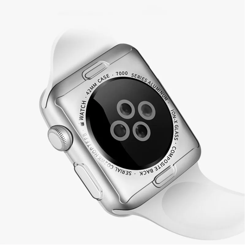 用于iwatch 5 4 3 2 1 表壳盖的 apple watch case tpu 全覆盖保护器