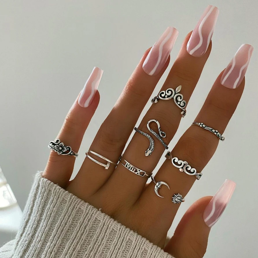 Vintage Gold Color Punk Shell Heart pearl Ring Geometric Female Finger Rings Set Jewelry For Women
Vintage Gold Color Punk Shell Heart pearl Ring Geometric Female Finger Rings Set Jewelry For Women