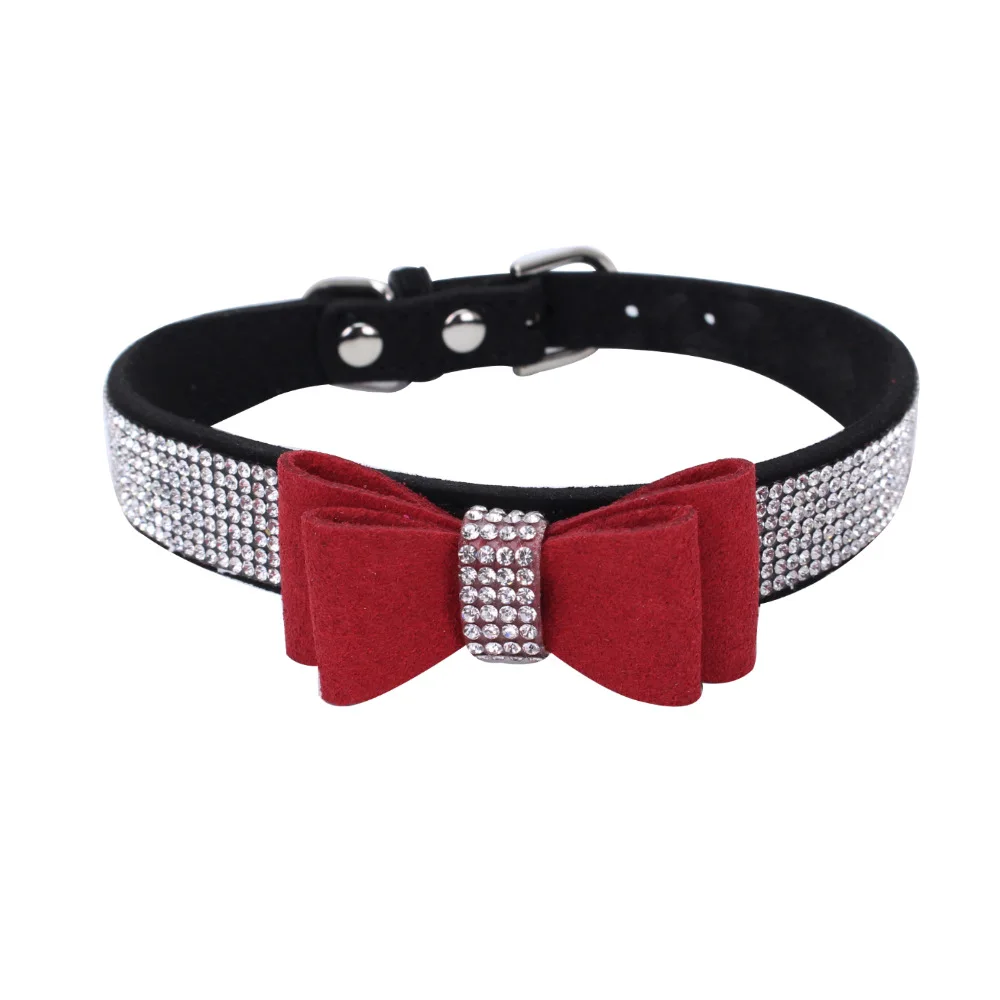 Fashion Pendant rhinestone tie Pet Collars adjustable pet supplies pet leash double, Many
Fashion Pendant rhinestone tie Pet Collars adjustable pet supplies pet leash double, Many