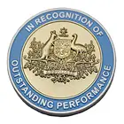 Metal Souvenir Lapel Pins Supplier Custom Gold Plated 3d Australia Souvenir Pin Badges Medal Soft Enamel Lapel Pin