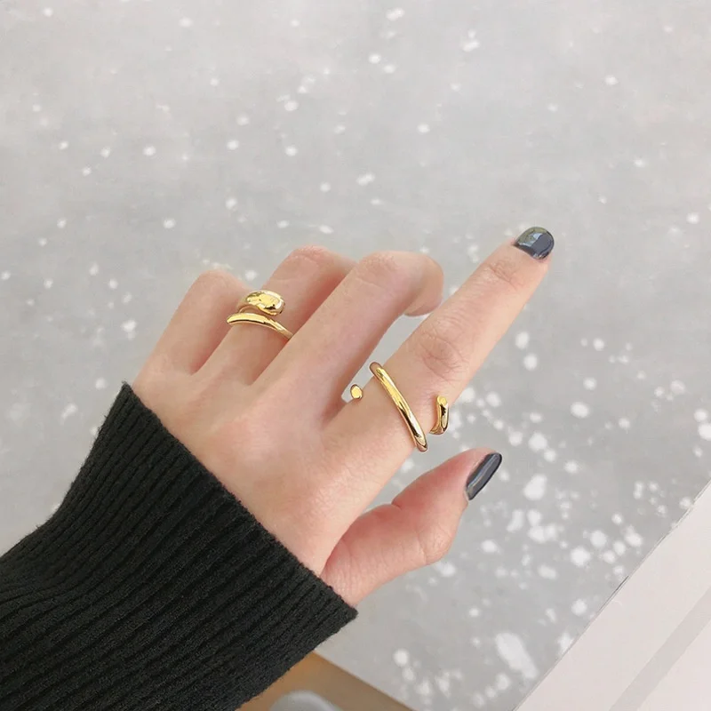 Danyang 925 Sterling Silver Water Drop Simple Ring for Girls Women Adjustable Rings Fashion Jewelry
Danyang 925 Sterling Silver Water Drop Simple Ring for Girls Women Adjustable Rings Fashion Jewelry