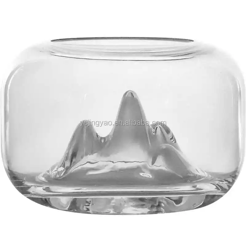 Japanese Style Snow Mountain Transparent Glass Fish Tank Mini Fish Bowl for Table Decorations, Clear
Japanese Style Snow Mountain Transparent Glass Fish Tank Mini Fish Bowl for Table Decorations, Clear