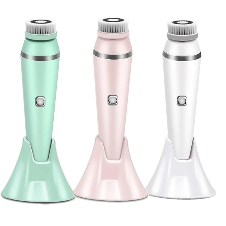 LEXINTONG Electric Silicone Facial Cleansing Brush Sonic Vibration Massage Face Cleaner, White,green,pink
LEXINTONG Electric Silicone Facial Cleansing Brush Sonic Vibration Massage Face Cleaner, White,green,pink