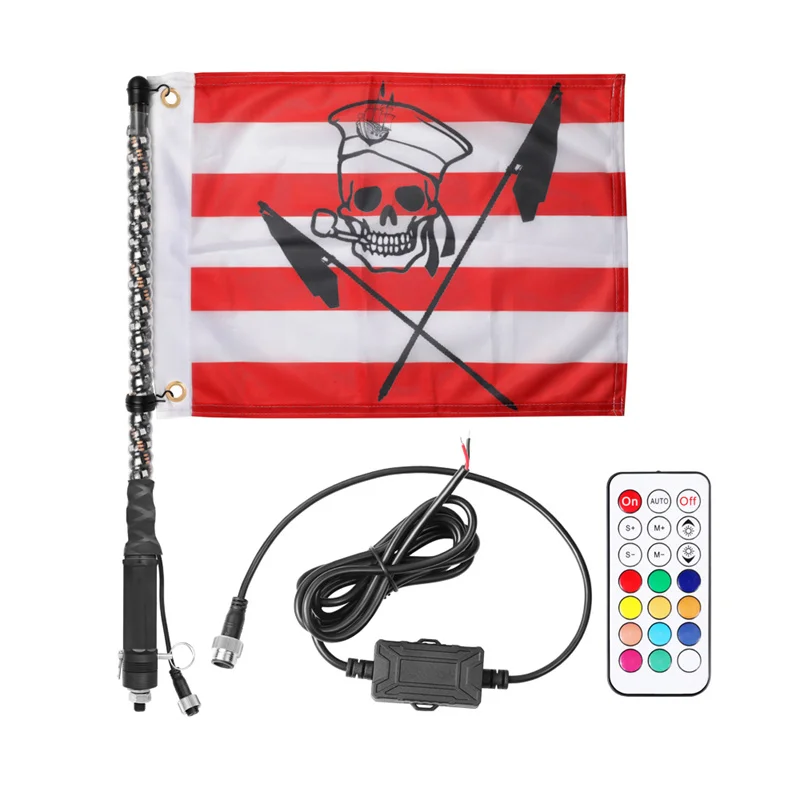 1 Piece 2Ft 25 Inch Flexible Chasing Dancing Color Spiral Utv Buggy Led Whip, Dancing and rgb color
1 Piece 2Ft 25 Inch Flexible Chasing Dancing Color Spiral Utv Buggy Led Whip, Dancing and rgb color