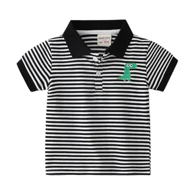 New summer children's wear children's wear pure cotton short sleeve T shirt children's striped shirt kids clothing, Gray/black
New summer children's wear children's wear pure cotton short sleeve T shirt children's striped shirt kids clothing, Gray/black