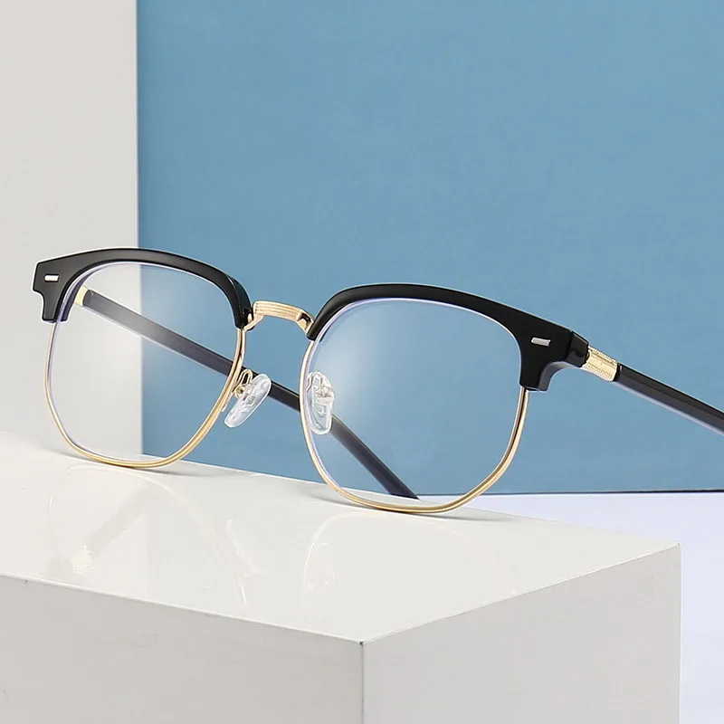 Wholesale Popular Fashion metal anti blue blocking glasses optical frame eyeglasses Eyewear
Wholesale Popular Fashion metal anti blue blocking glasses optical frame eyeglasses Eyewear
