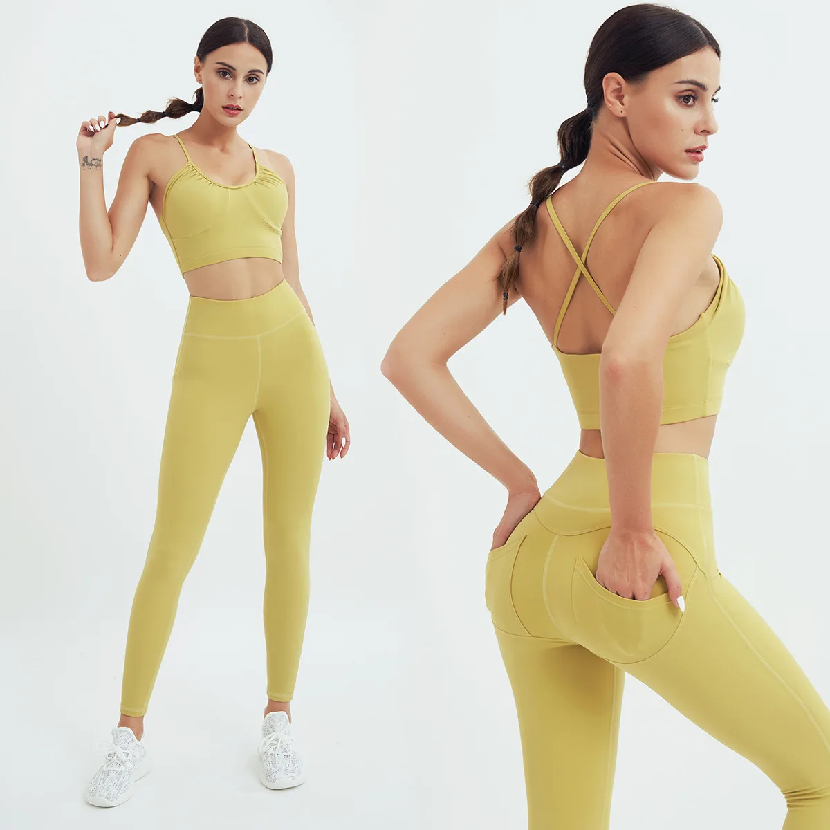 Women Sportswear Gym Clothing Sport Outfit Woman Workout Scrunch Suit for Fitness Yoga Set with Pockets, Printed
Women Sportswear Gym Clothing Sport Outfit Woman Workout Scrunch Suit for Fitness Yoga Set with Pockets, Printed