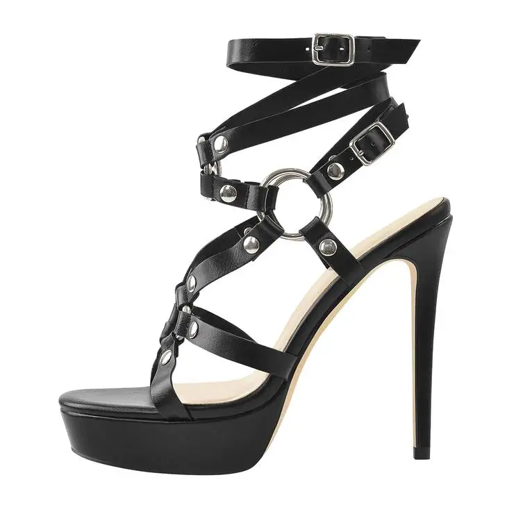Becket Ankle Platform Strap Stiletto Sandals Spring Summer women strappy stiletto sandals, Black
Becket Ankle Platform Strap Stiletto Sandals Spring Summer women strappy stiletto sandals, Black