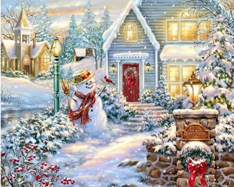 chenistory Full Drill Square DIY Diamond Painting Christmas Snow Full Square Diamond Art Embroidery Rhinestones Home Decoration
chenistory Full Drill Square DIY Diamond Painting Christmas Snow Full Square Diamond Art Embroidery Rhinestones Home Decoration