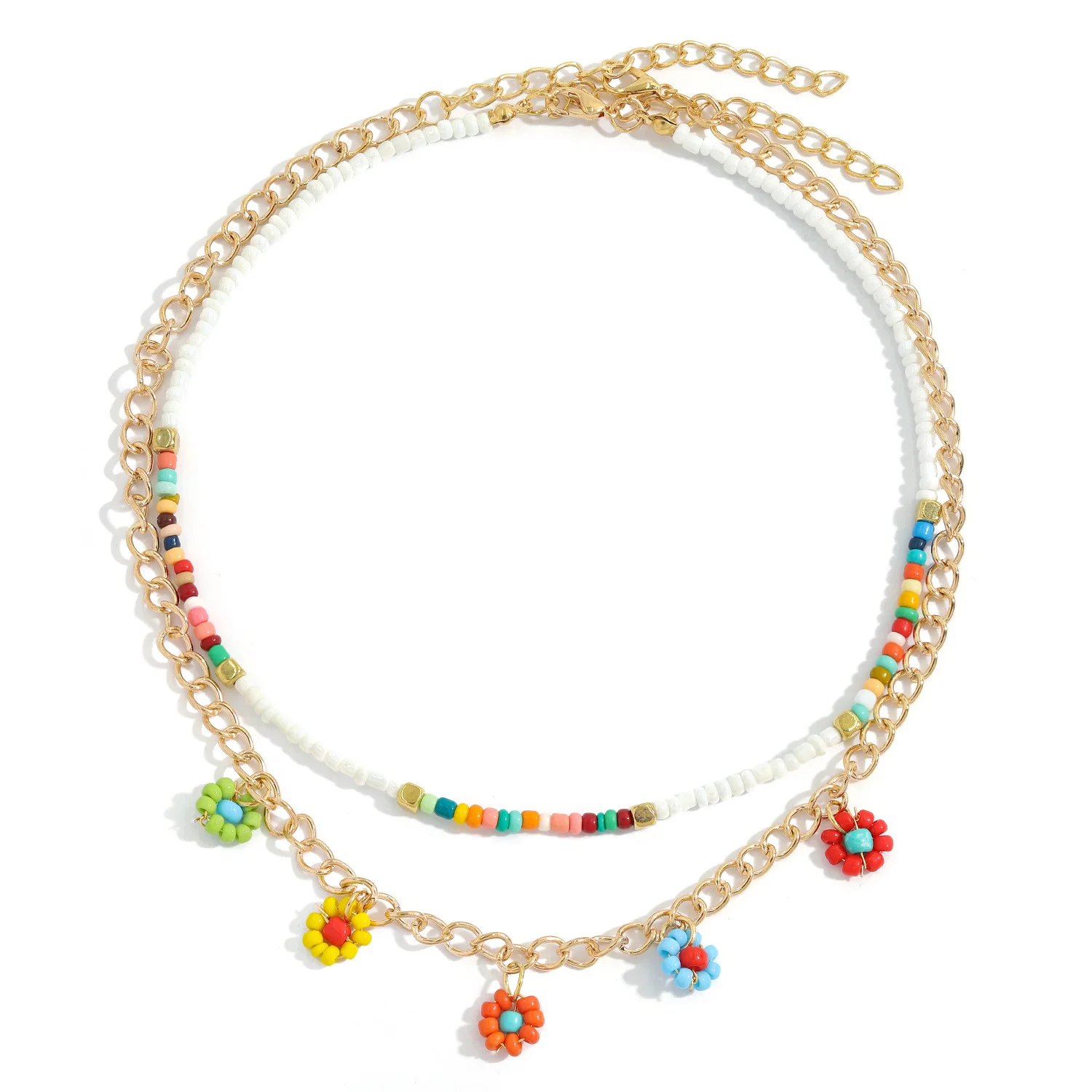 OUYE Popular fashion multi-layer special-shaped pearl fan-shaped shell pendant rice bead necklace holiday multi-purpose necklace, Color
OUYE Popular fashion multi-layer special-shaped pearl fan-shaped shell pendant rice bead necklace holiday multi-purpose necklace, Color