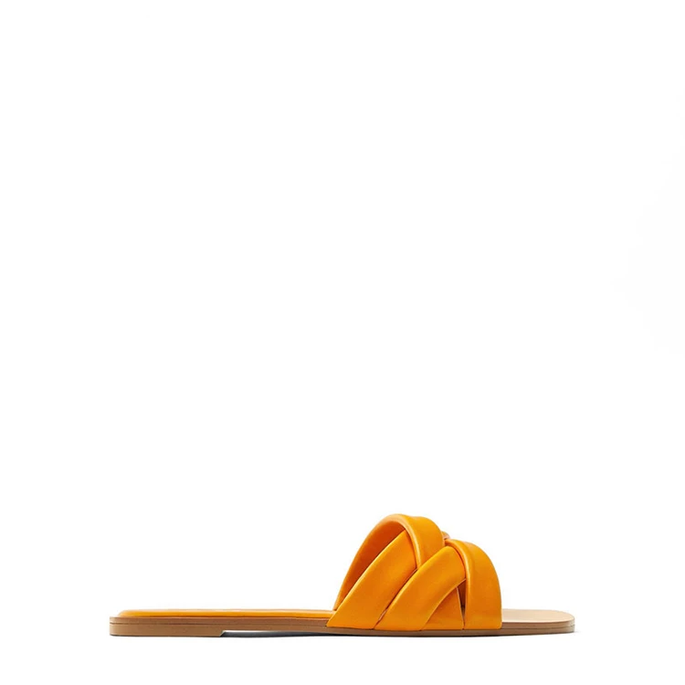 Flat Bottom Square Slippers Female Summer Square Head Non Slip Outer Wear Slippers Sandals with Big Size for Women, Orange nude
Flat Bottom Square Slippers Female Summer Square Head Non Slip Outer Wear Slippers Sandals with Big Size for Women, Orange nude