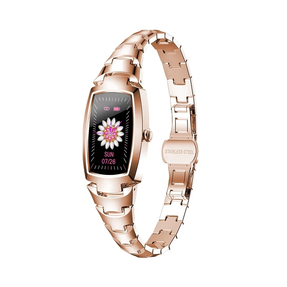 Factory sales bracele heart rate blood pressure blood oxygent monitoring female body physical cycle h8 pro smart watch, Gold
Factory sales bracele heart rate blood pressure blood oxygent monitoring female body physical cycle h8 pro smart watch, Gold