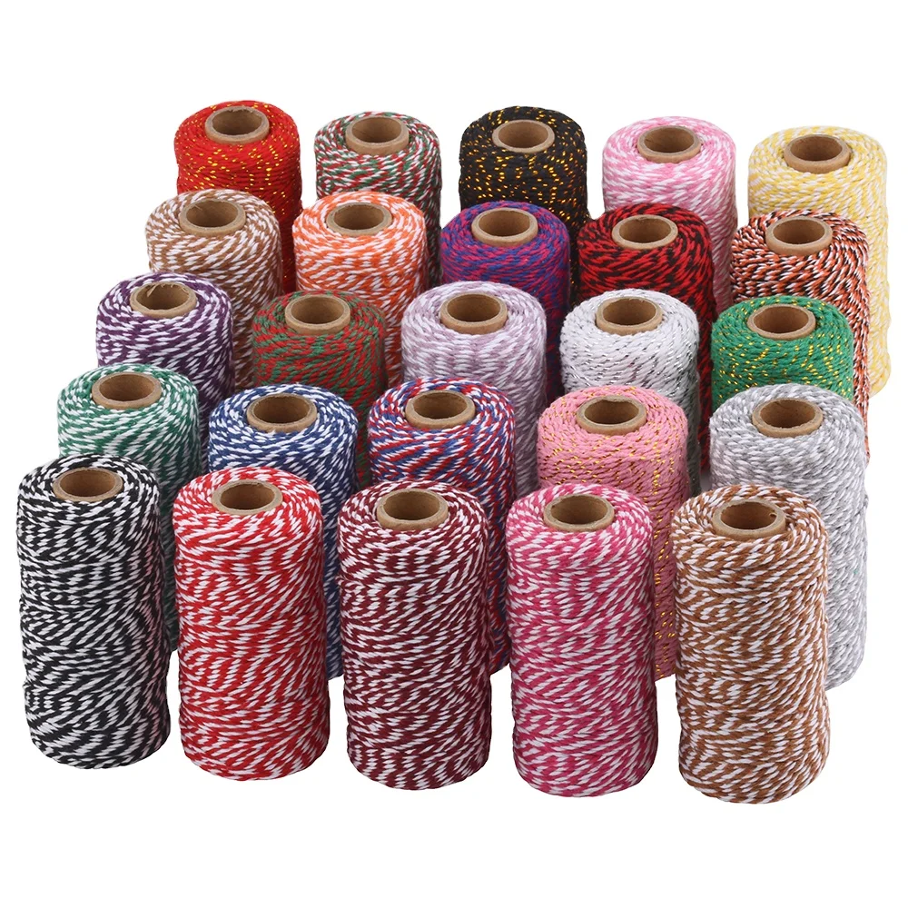 Hot sale 30 colors available 2mm winding full color DIY cotton macrame cord Christmas gift wrapping cotton rope
Hot sale 30 colors available 2mm winding full color DIY cotton macrame cord Christmas gift wrapping cotton rope