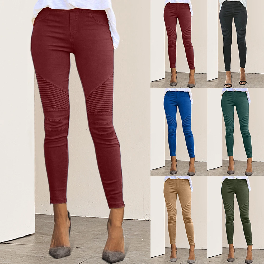 Women High Waist Trousers Fit Slim 2019 Autumn Sexy Female Women's Fashion Casual Joggers Elastic Pants Femme Pant
Women High Waist Trousers Fit Slim 2019 Autumn Sexy Female Women's Fashion Casual Joggers Elastic Pants Femme Pant
