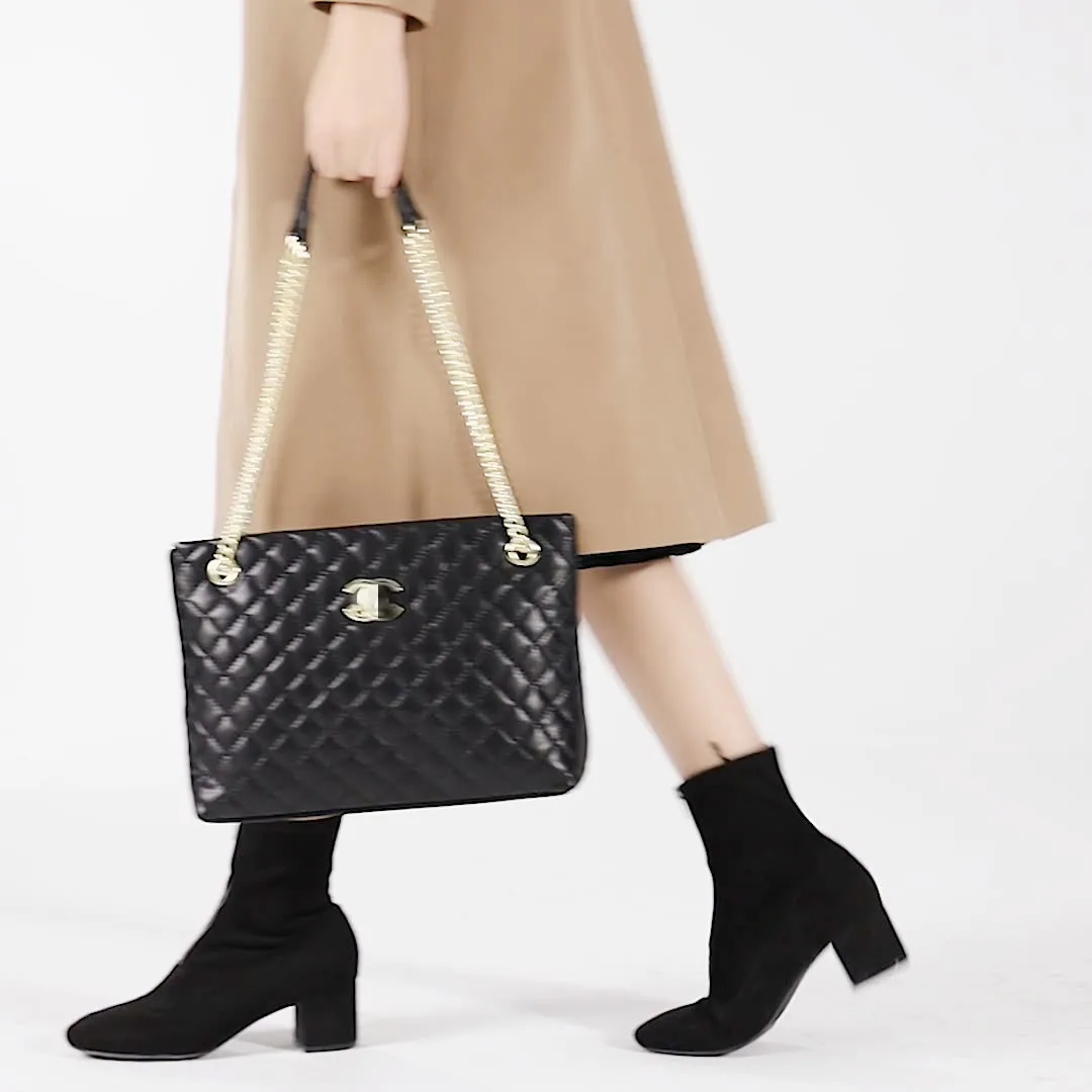 Hot Sale Large Capacity Chain Bag New Fashion Pu Leather Women's Bag Brand Designer Bag, As shown
Hot Sale Large Capacity Chain Bag New Fashion Pu Leather Women's Bag Brand Designer Bag, As shown