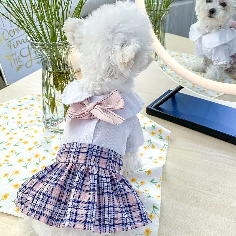 Hot salesdog cloth lovely pet clothing manufacturers for dog and cat very lovely floral skirt
Hot salesdog cloth lovely pet clothing manufacturers for dog and cat very lovely floral skirt