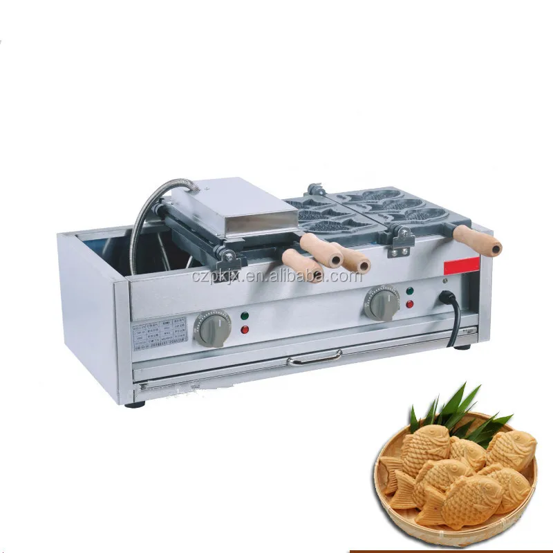 Taiyaki machine 3pcs*2 Waffle maker Fish shaped cake maker Commercial Stainless steel Non-stick pan Snack equipment
Taiyaki machine 3pcs*2 Waffle maker Fish shaped cake maker Commercial Stainless steel Non-stick pan Snack equipment