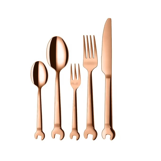 Handman Tools Stainless Steel Fork Spoons Knife for Xmas gift,Wrench novelty gift cutlery set,Best Quality Shovel Flatware sets, Copper
Handman Tools Stainless Steel Fork Spoons Knife for Xmas gift,Wrench novelty gift cutlery set,Best Quality Shovel Flatware sets, Copper