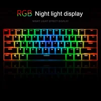 RK61 small and lightweight high and low key design wireless bluetooth gaming keyboard mechanical keyboard
RK61 small and lightweight high and low key design wireless bluetooth gaming keyboard mechanical keyboard
