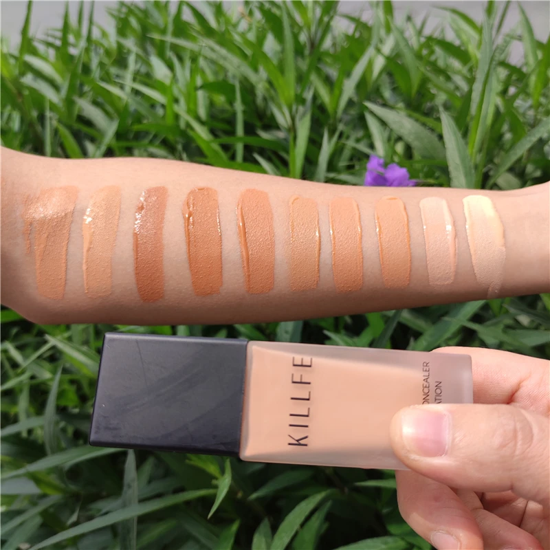 liquid luxury oil free face makeup foundation and concealer primer cream liquid foundation, 10 colors
liquid luxury oil free face makeup foundation and concealer primer cream liquid foundation, 10 colors