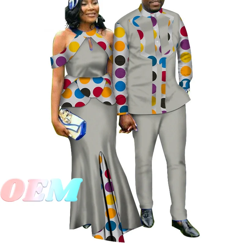 WYQ188 New Design Two Piece Set Couple Clothing Men Suit Plus Women Party Maxi Dress
WYQ188 New Design Two Piece Set Couple Clothing Men Suit Plus Women Party Maxi Dress