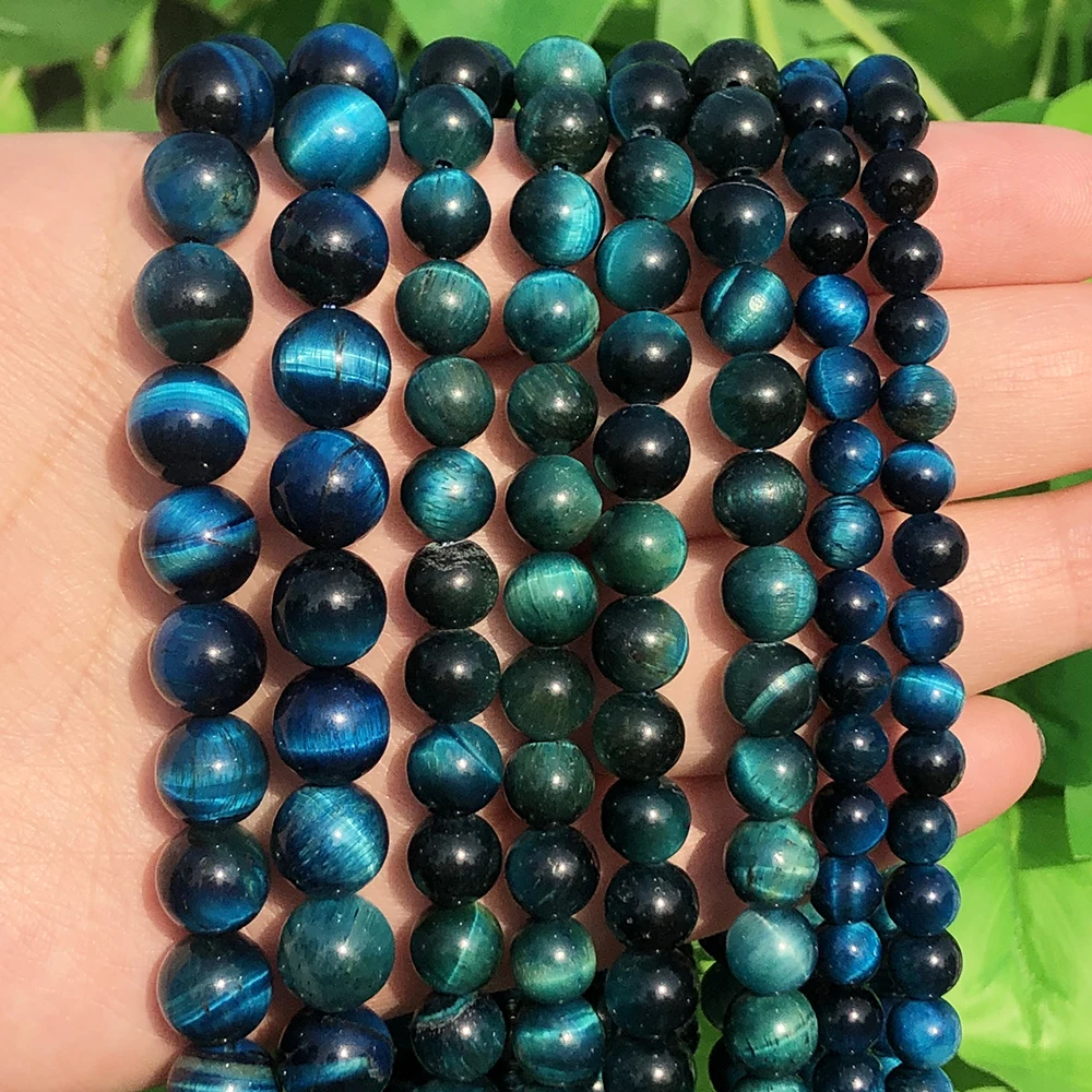 Wholesale 15 Inches 6/8/10mm Peacock Blue Tiger Eye Stone Loose Beads for DIY Bracelet Jewelry
Wholesale 15 Inches 6/8/10mm Peacock Blue Tiger Eye Stone Loose Beads for DIY Bracelet Jewelry