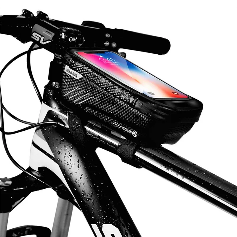 wild man Waterproof PU Bicycle Phone Case Holder Cycling Bicycle Front Top Tube Frame Bag bike phone bag
wild man Waterproof PU Bicycle Phone Case Holder Cycling Bicycle Front Top Tube Frame Bag bike phone bag